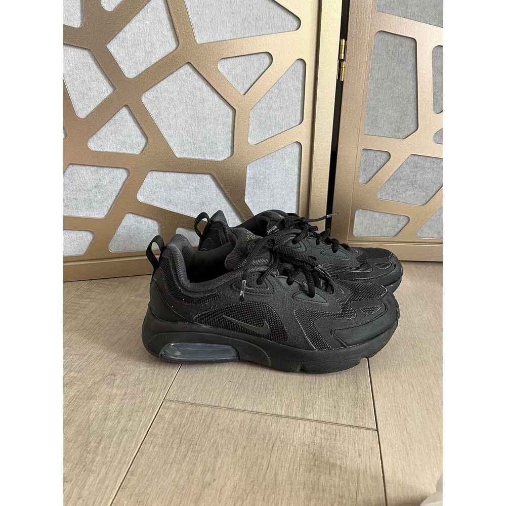 Youth Sz 5y Nike Air Max 200 "Black" Athletic sneakers AT5627 001unisex big kids
